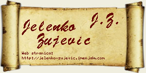 Jelenko Žujević vizit kartica